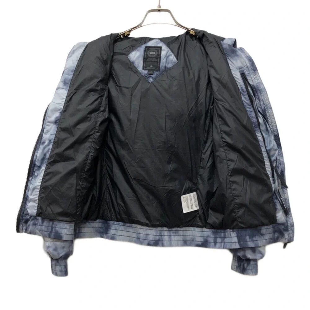 Canada Goose Richmond Women's Blue Down Puffer Zip Up Jacket Coat Haze Print M - Picture 6 of 16